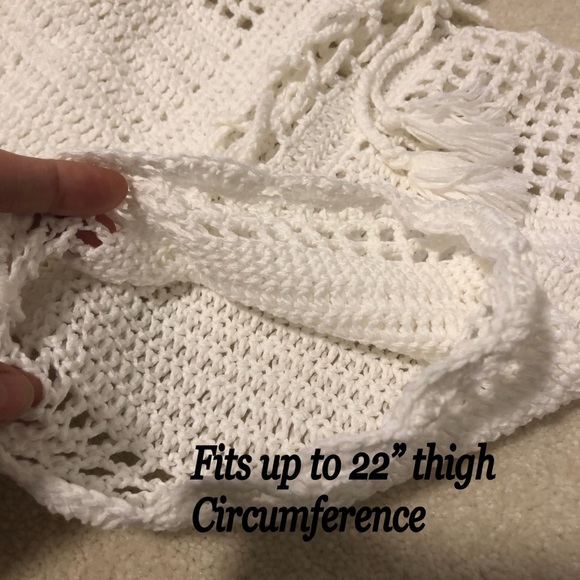 NWT S fern green lace front crochet bikini shorts - Picture 15 of 16